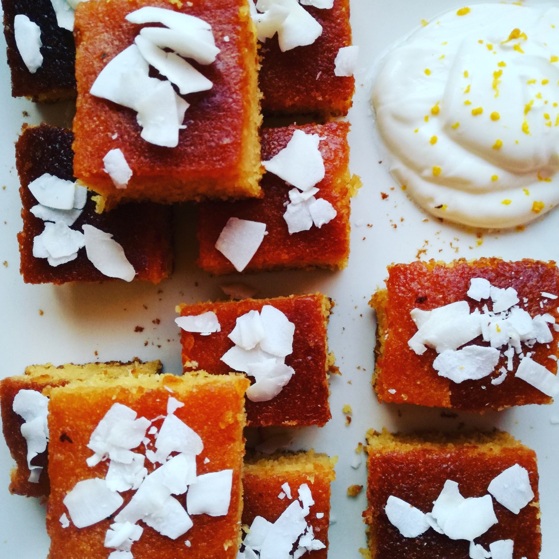 Torta di semolino con cocco e arance @fraduefuochi