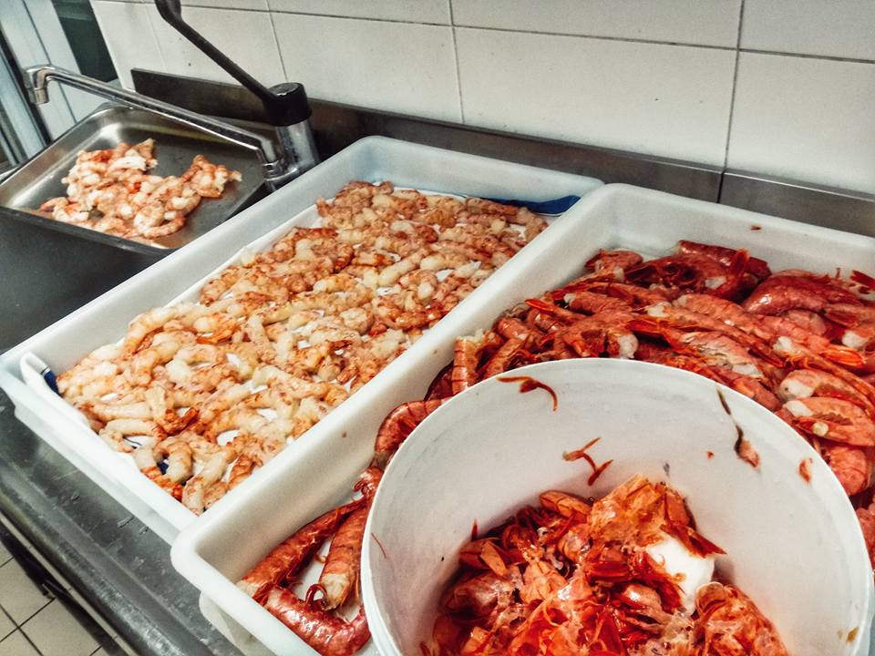 come pulire gamberi e mazzancolle