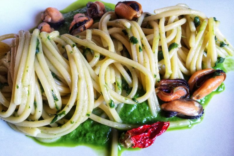 spaghetti cime e cozze ©Fraduefuochi