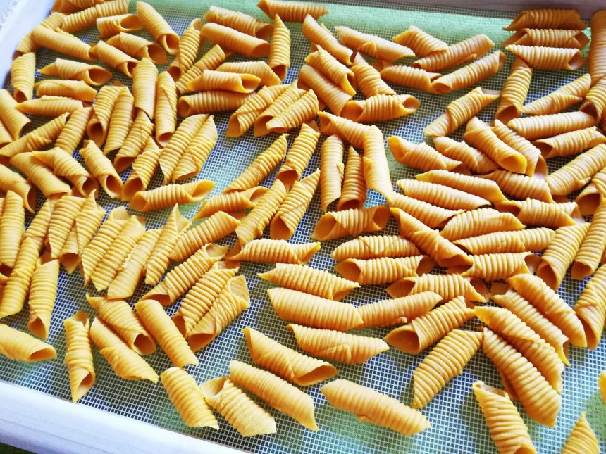 Garganelli pasta all'uovo tradizionale