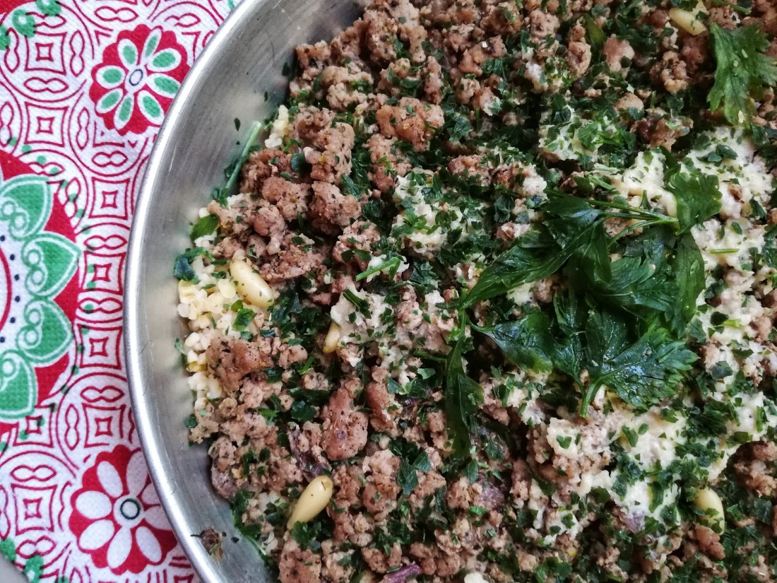 Kibbeh scomposto feat. Yotam Ottolenghi ©Fraduefuochi