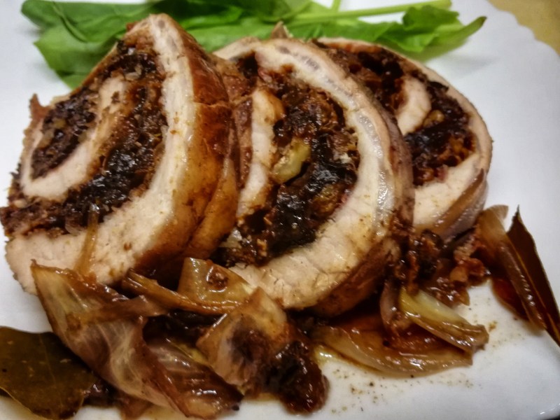 lonza ripiena di prugne e noci @fraduefuochi