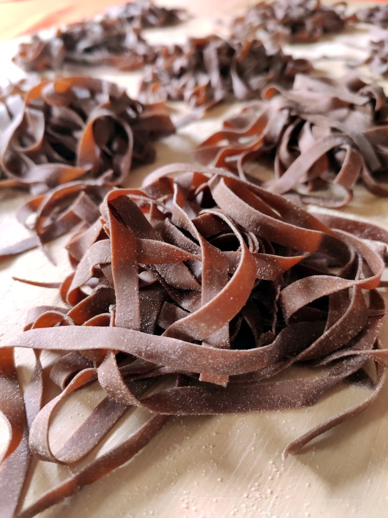 Tagliatelle alla farina di carrube
