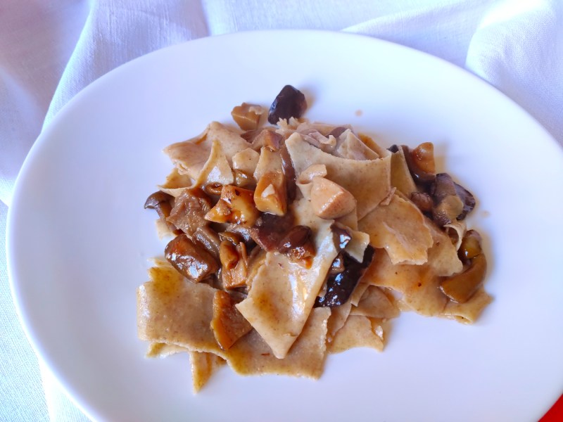 maltagliati di segale ai funghi
