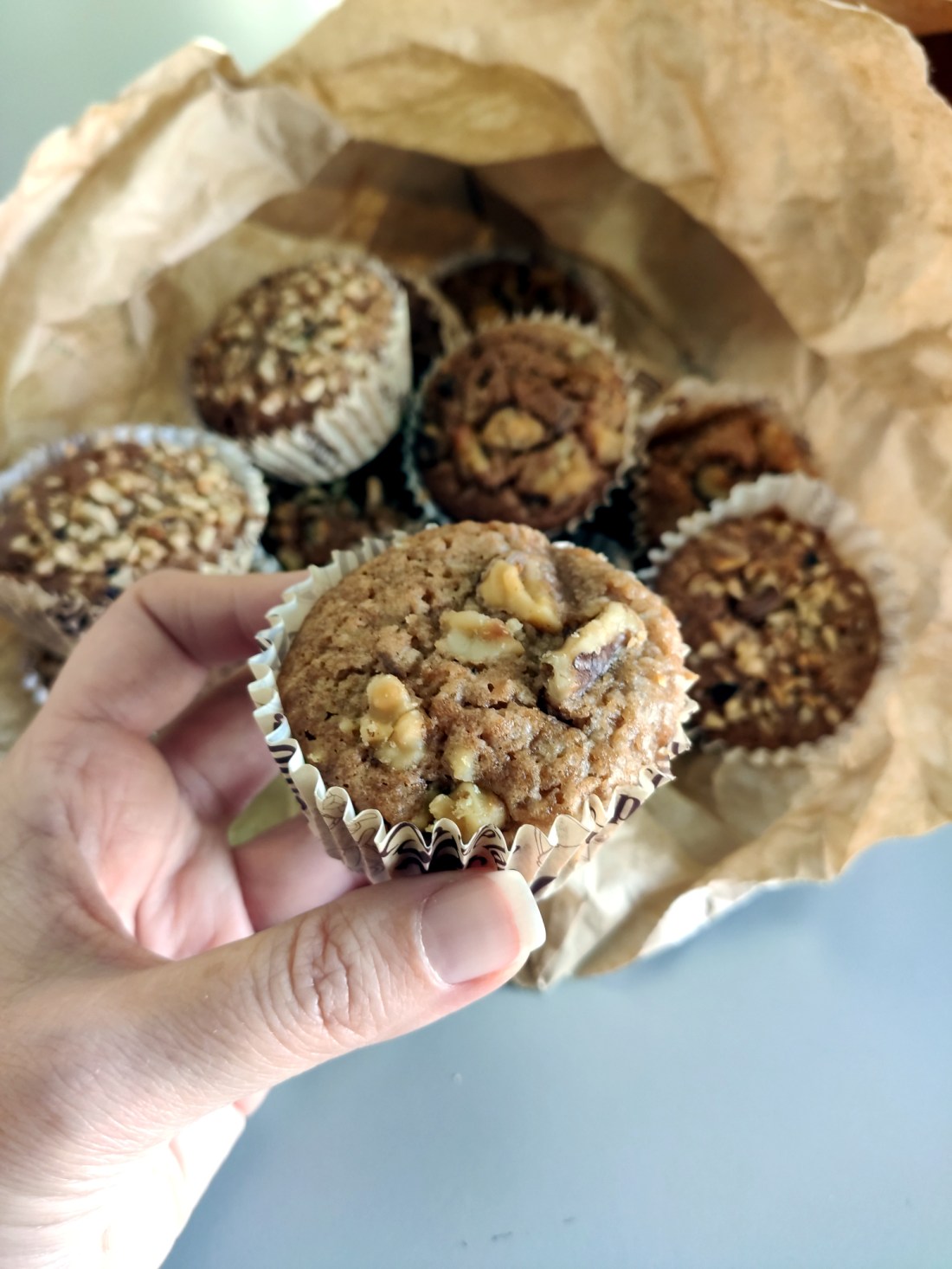 Muffin di farina di castagne