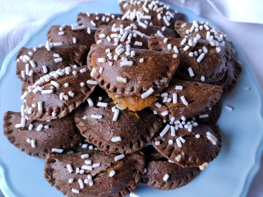 tortelli dolci cioccolato e zucca