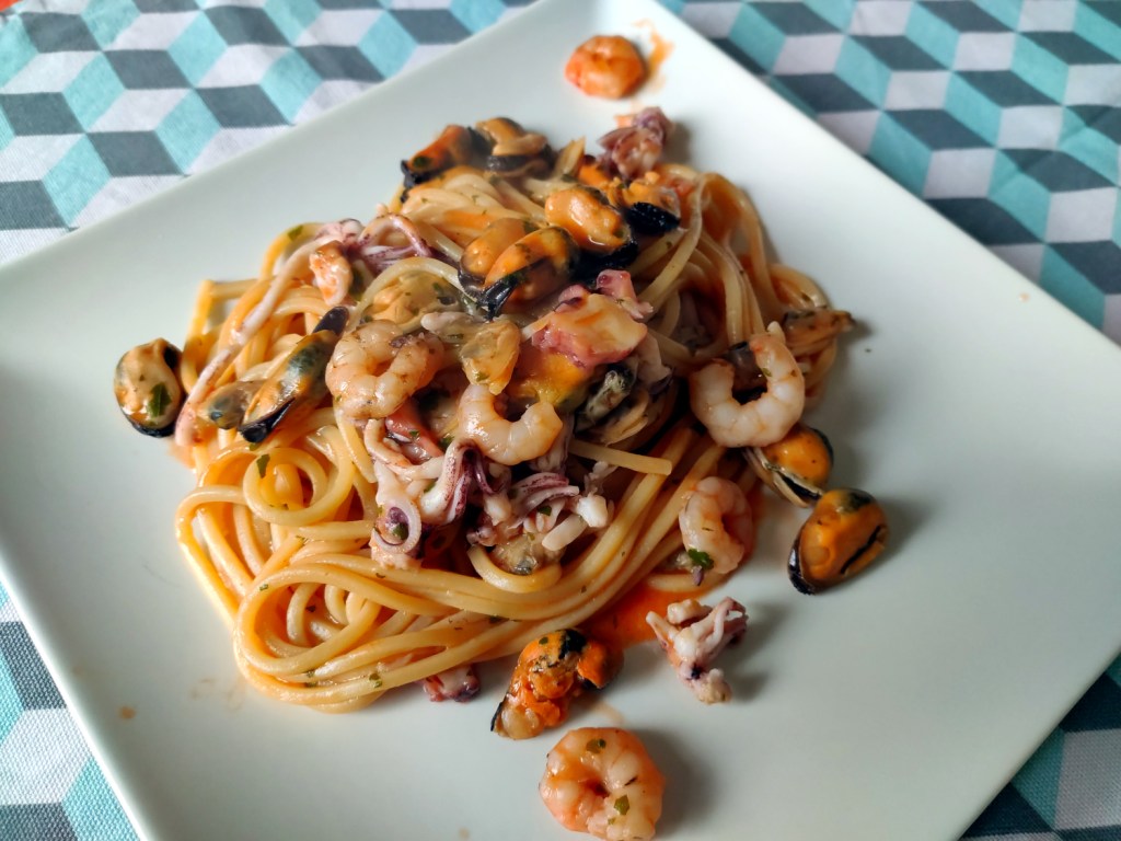 Gli spaghetti allo scoglio